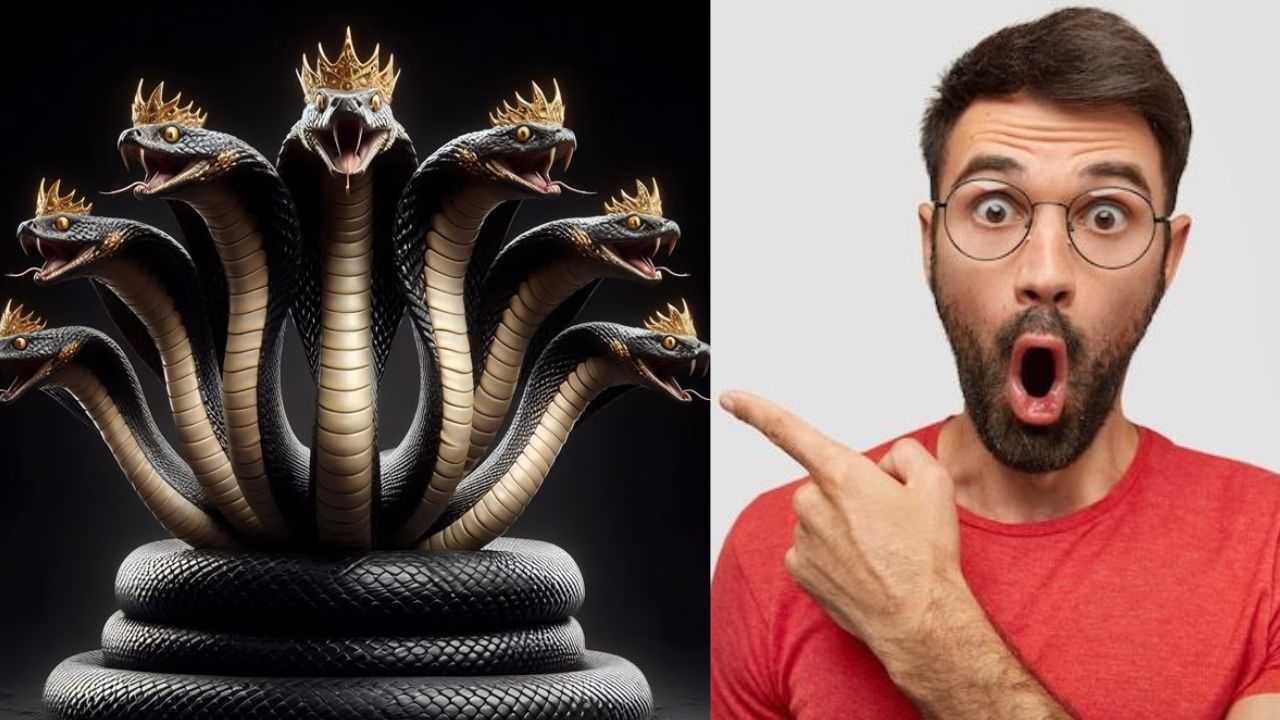 Not a Myth: Real-Life Sightings of a Seven-Headed Snake!