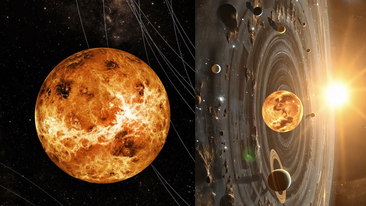A Day on Venus Lasts Longer Than Its Entire Year!