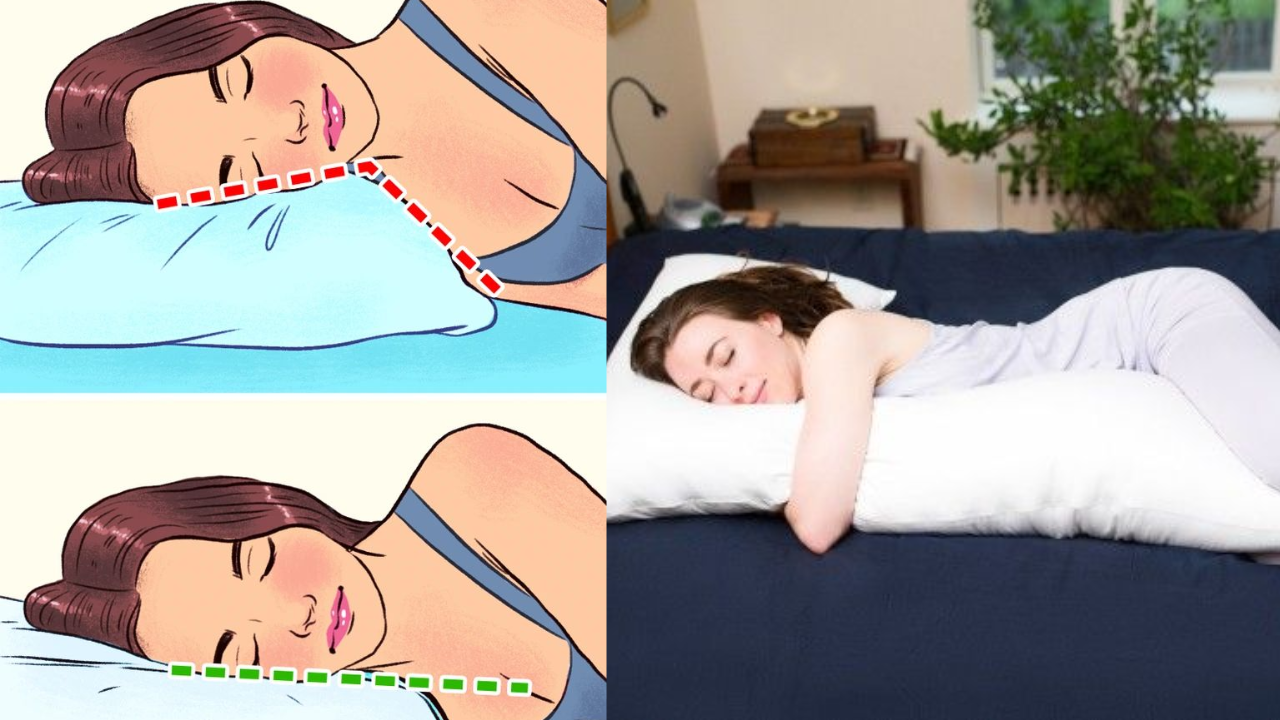 Waking Up with Neck or Back Pain? This Is the Right Way to Use a Pillow