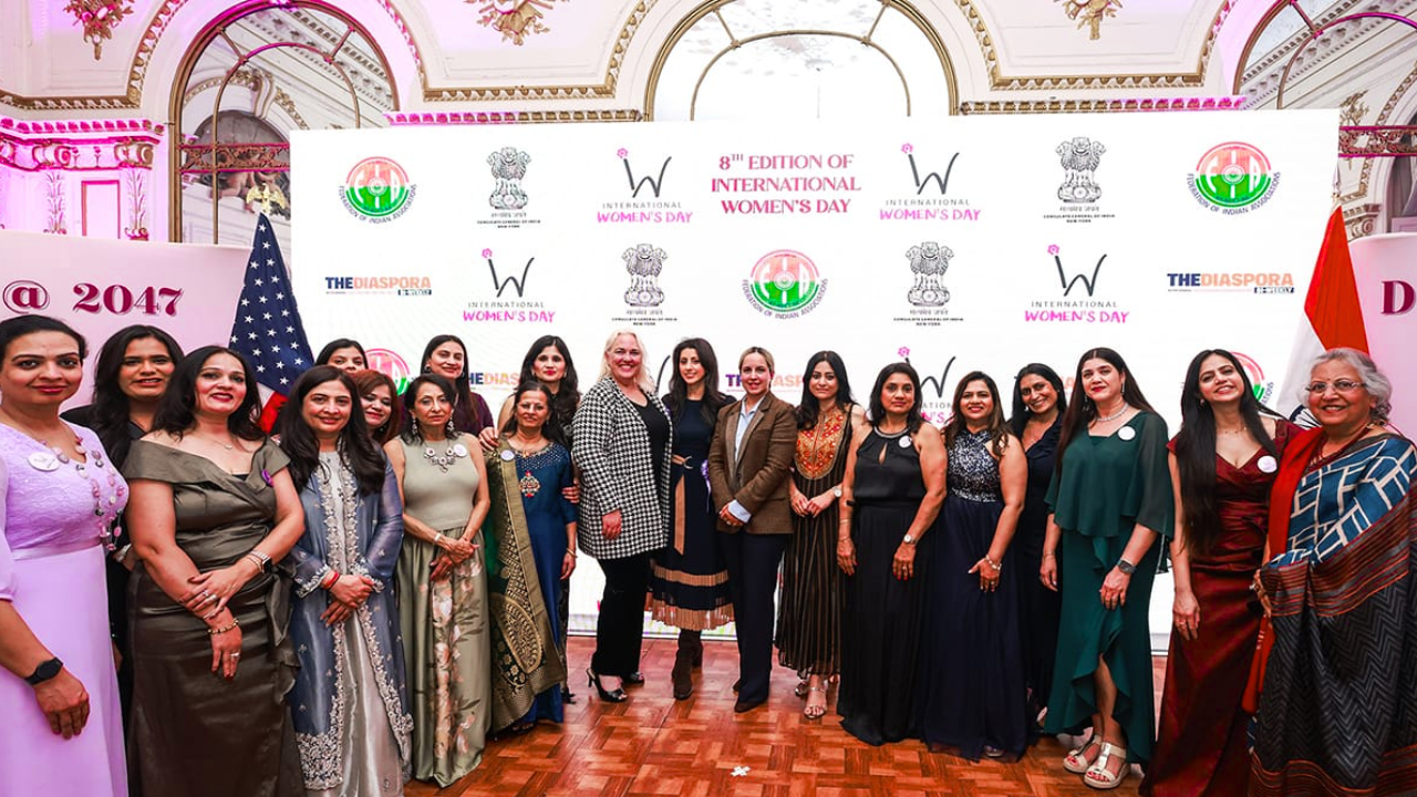 Women Leaders Felicitated During International Women's Day Event in New York City