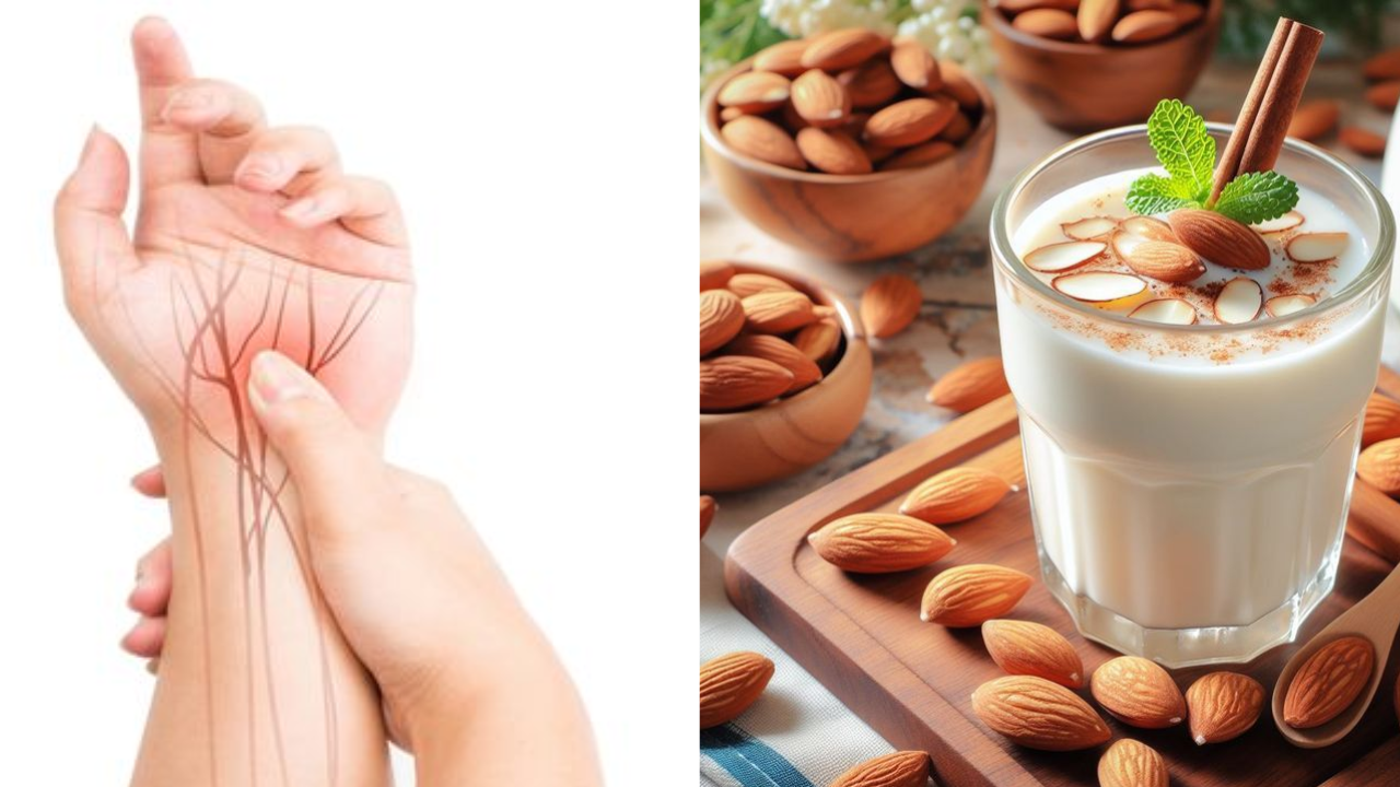 Say Goodbye to Nerve Problems with Milk and Dry Fruits Daily